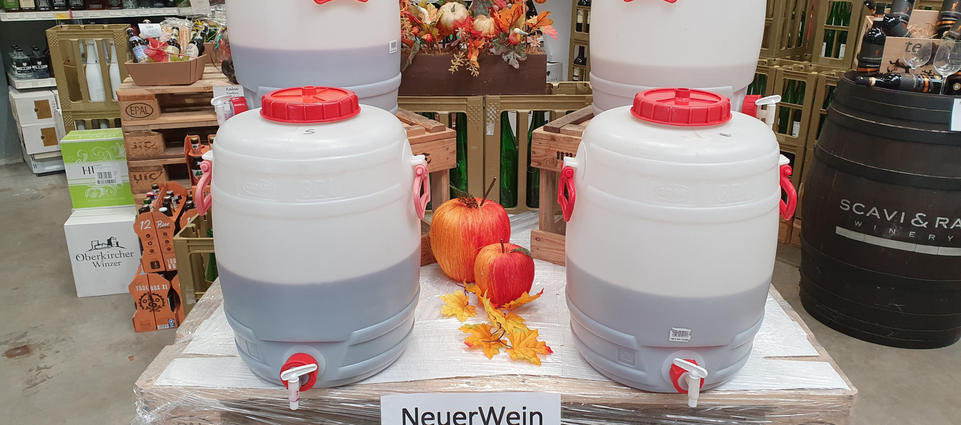 Neuer Wein in unseren Märkten in Oppenau, Appenweier, Kehl und Linx